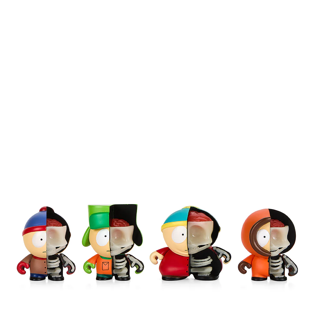South Park Anatomy Boys 2" Vinyl Figure 4-Pack Glow-in-the-Dark Edition - SOLD OUT! - Image 4