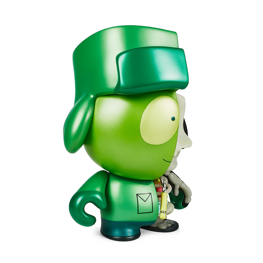 South Park Anatomy Kyle 8" Vinyl Figure - Kidrobot.com Pearlescent GID Exclusive (Limited Edition of 400) - Image 15