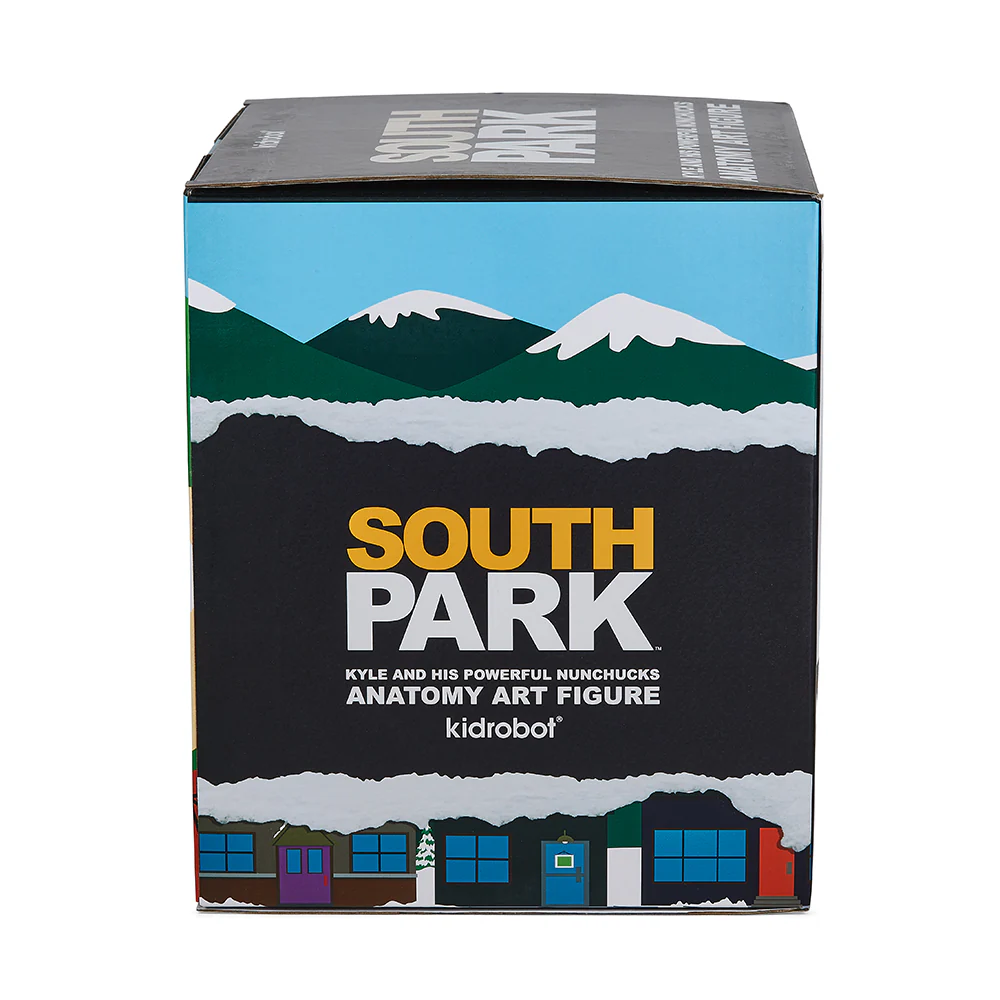 South Park Anatomy Kyle 8" Vinyl Figure - Kidrobot.com Pearlescent GID Exclusive (Limited Edition of 400) - Image 7