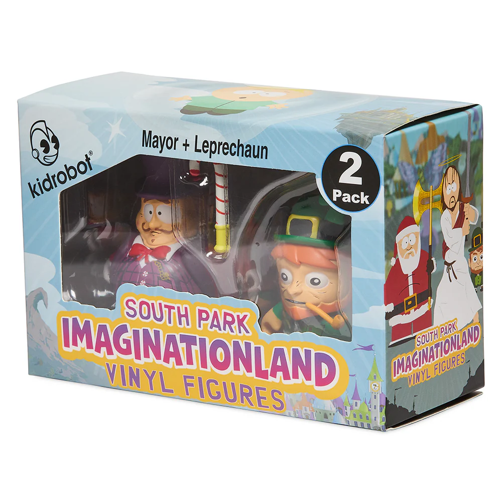 South Park Imaginationland Mayor and Leprechaun 3" Vinyl Figure 2-Pack - Image 6
