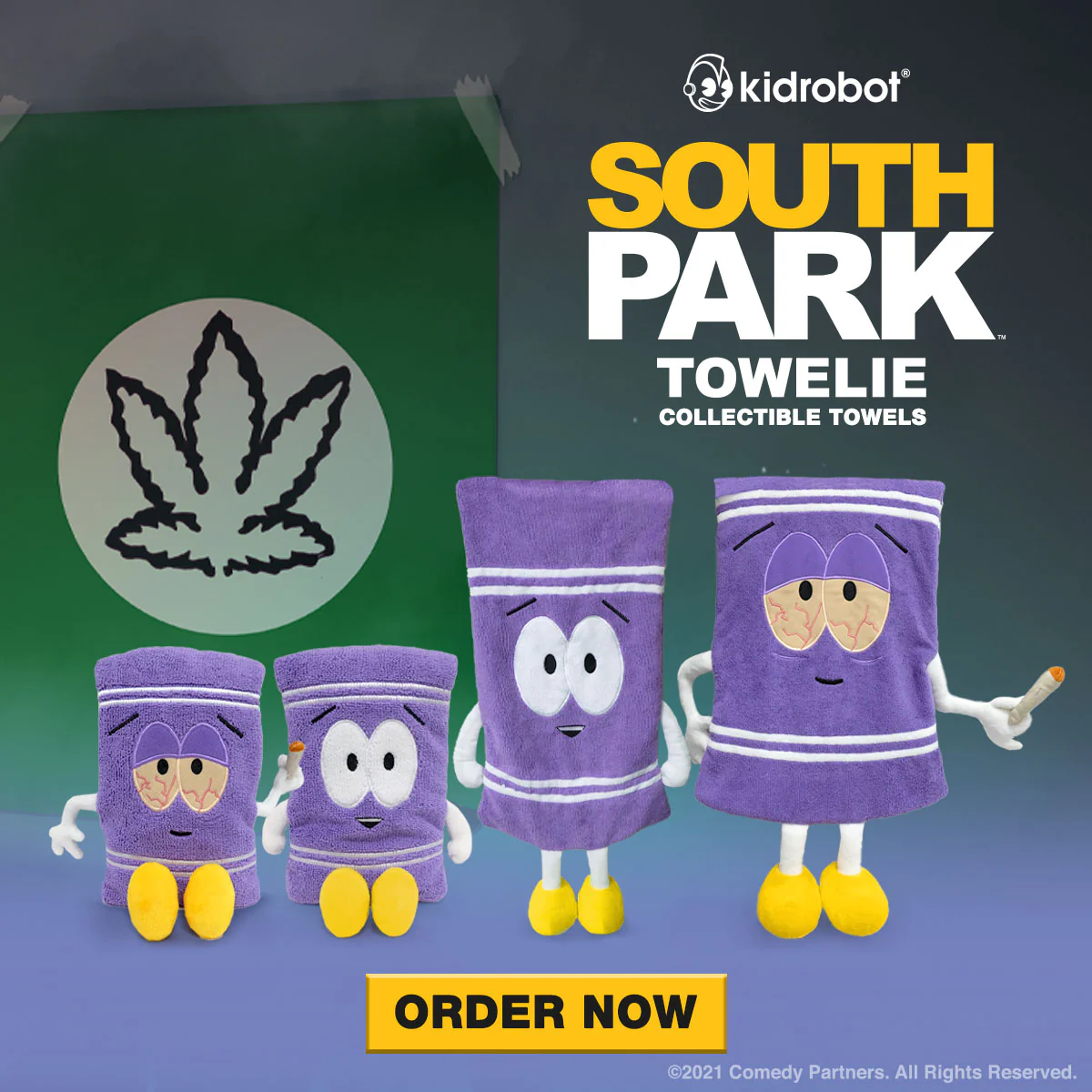 South Park 10" Towelie Plush Phunny by Kidrobot - Image 8