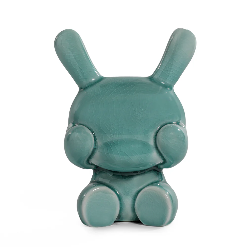 Three Wise Dunnys 5” Porcelain 3-Pack – Blue Mist Crackle Glaze Edition - Image 11