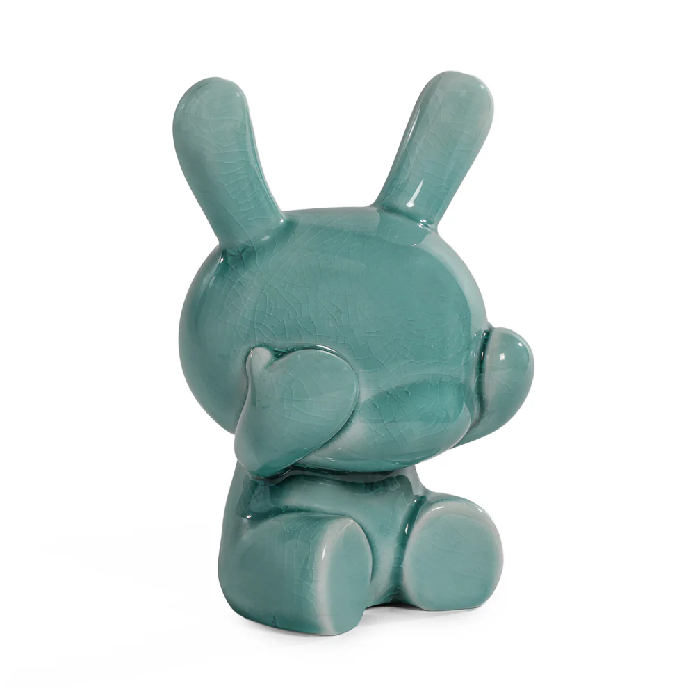Three Wise Dunnys 5” Porcelain 3-Pack – Blue Mist Crackle Glaze Edition - Image 12