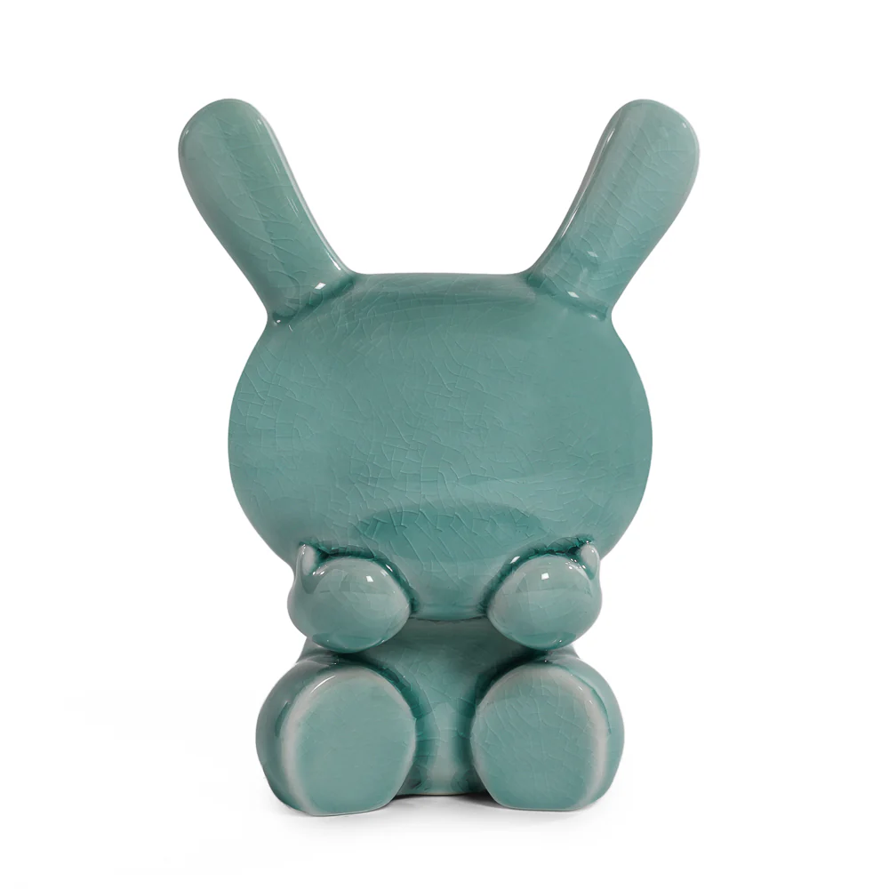 Three Wise Dunnys 5” Porcelain 3-Pack – Blue Mist Crackle Glaze Edition - Image 17