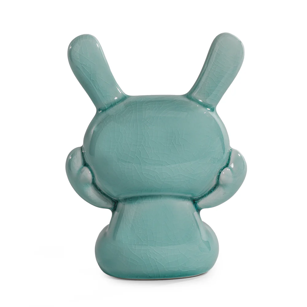Three Wise Dunnys 5” Porcelain 3-Pack – Blue Mist Crackle Glaze Edition - Image 8