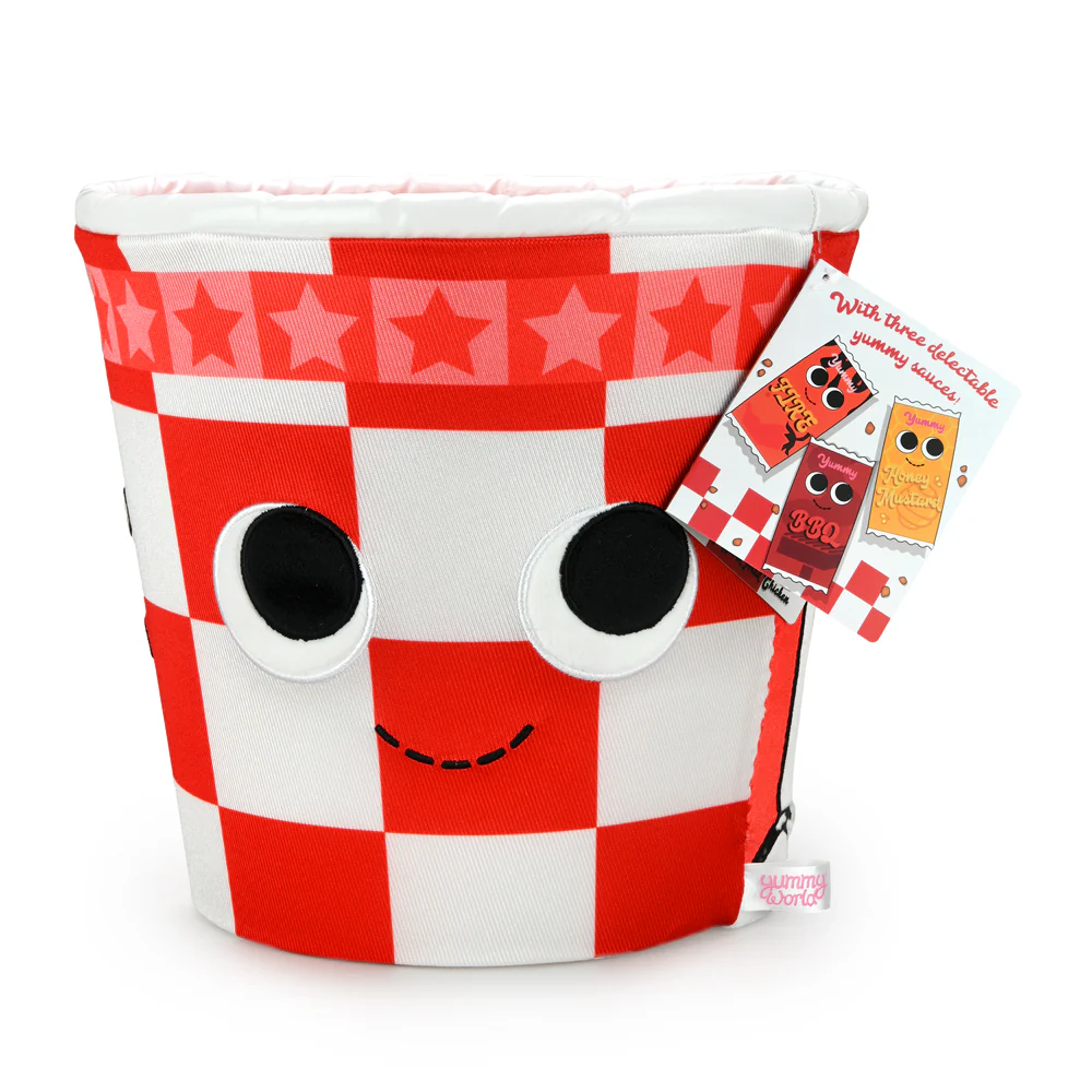 Yummy World Bertha Bucket of Fried Chicken Interactive Plush - Image 10