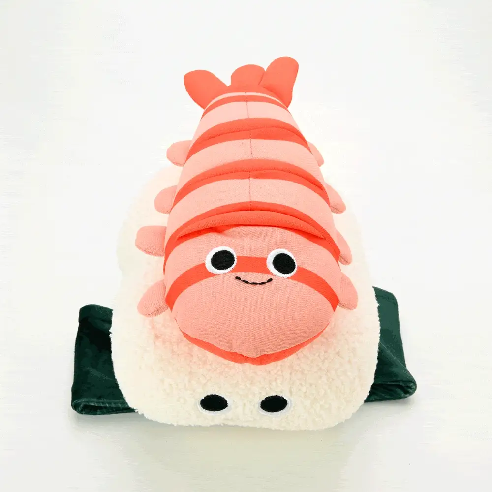 Yummy World Bubba the Shrimp Nigiri Sushi Interactive Plush - Image 6