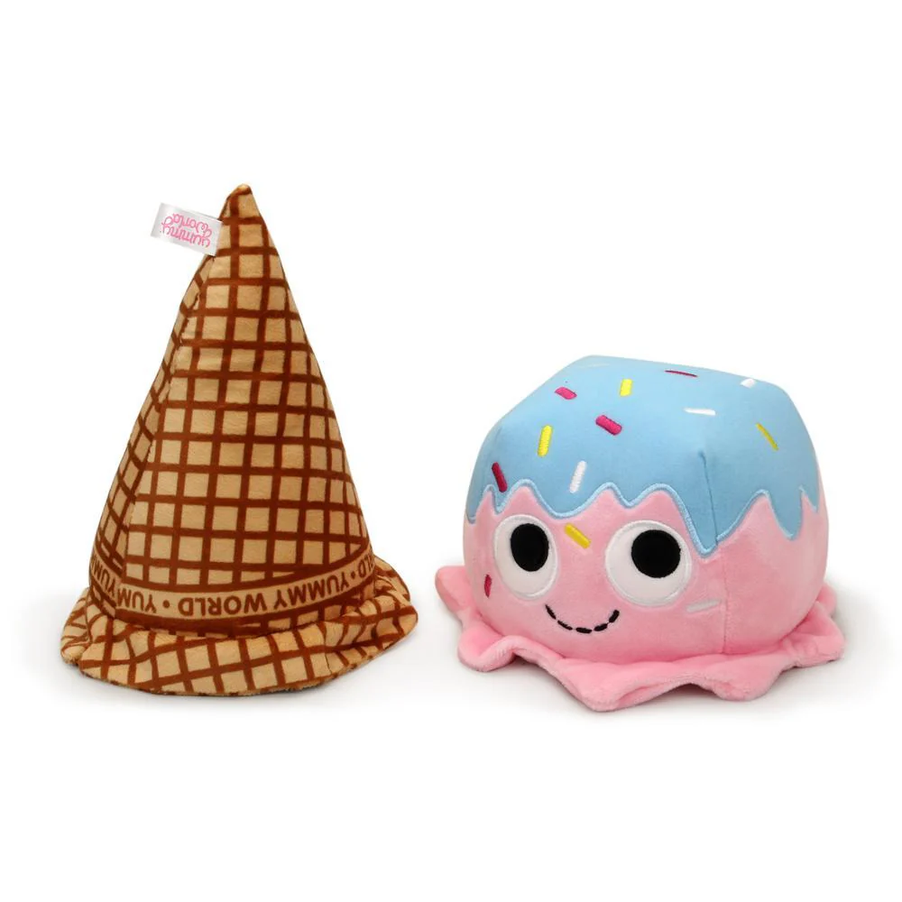 Yummy World Walter Waffle Cone Ice Cream Scoop Plush - Image 3