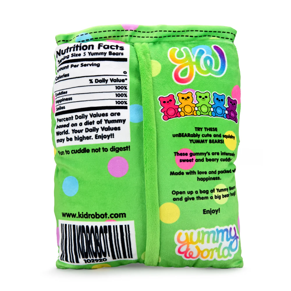 Yummy World Yummy Bears 10" Interactive Plush by Kidrobot - Image 6