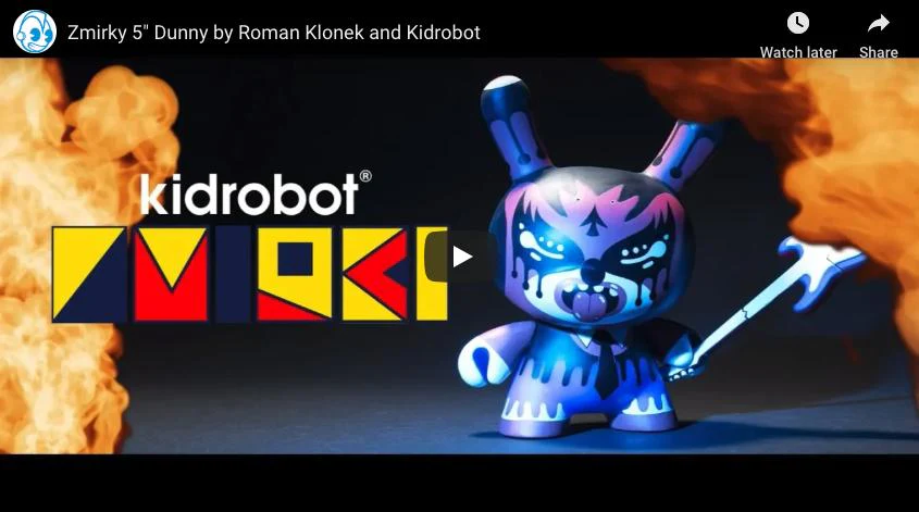 Zmirky 5" Dunny Art Figure by Roman Klonek - Image 9